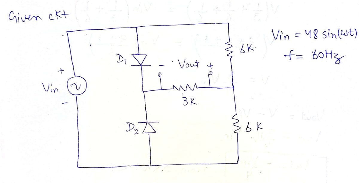 Electrical Engineering homework question answer, step 1, image 1